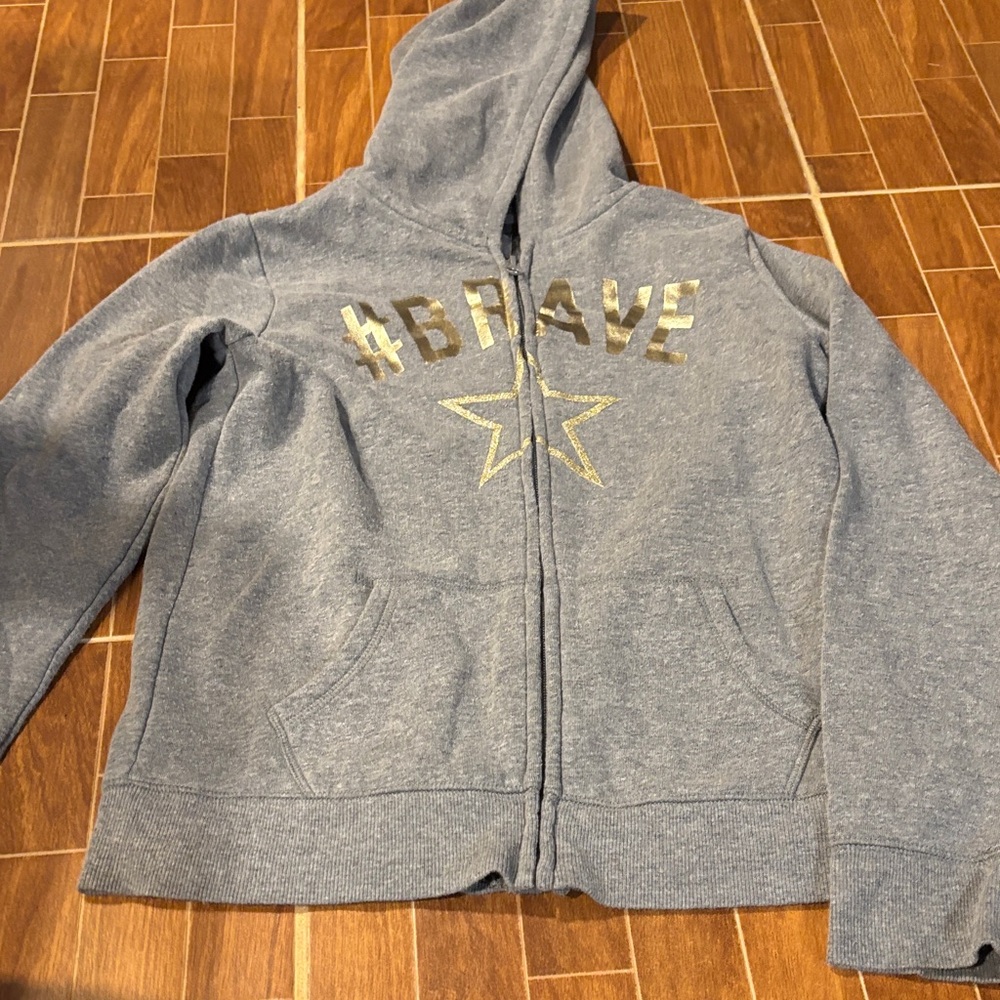 🌈4/$25🌈 Place Gray Hoodie with Gold Star Design